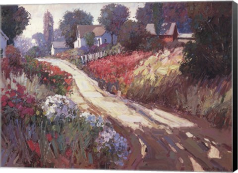 Framed Spring Lane Print