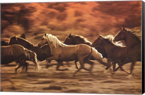 Framed Autumn Run Print