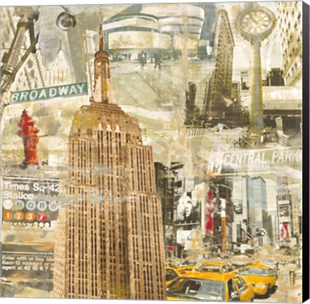 Framed In New York City Print