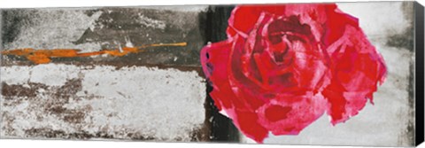 Framed Metallic Pop Flower I Print