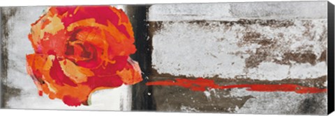 Framed Metallic Pop Flower II Print
