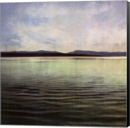 Framed Tranquil Waters I - mini Print