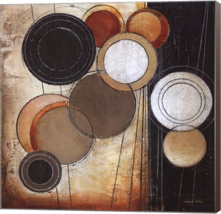 Framed Tangents II Print