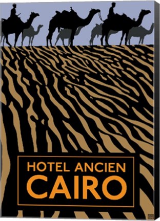 Framed Hotel Ancien - Cairo Print