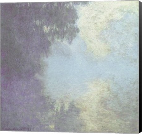 Framed Morning on the Seine, Near Giverny Print