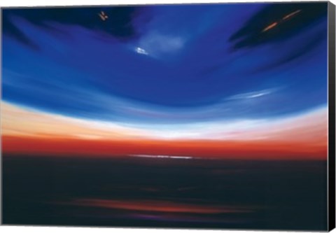 Framed Blue Planet Print