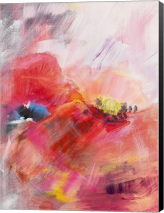 Framed Coquelicots II Print