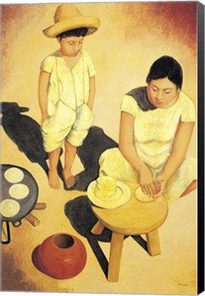 Framed Tortilla Woman Print