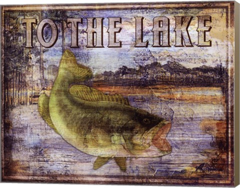 Framed To the Lake Print