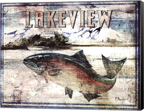 Framed Lakeview Print