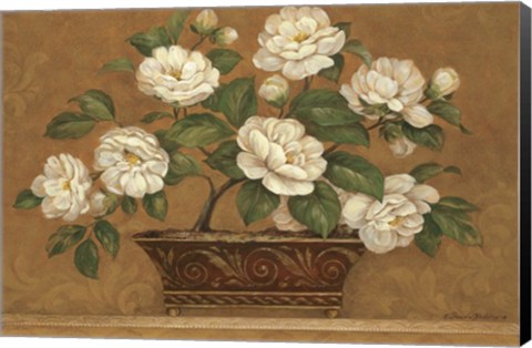 Framed Camellia Tapestry Print