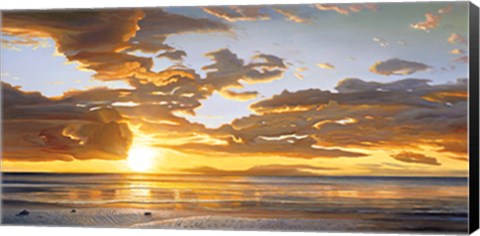 Framed At sundown Print