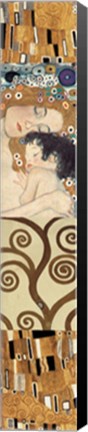 Framed Klimt Panel IV (Mother and Child) Print