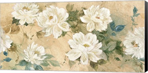 Framed White Petals Print