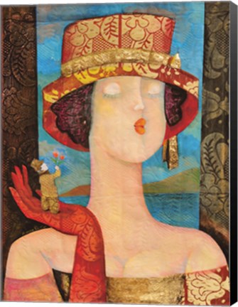 Framed La dea dell&#39;amore Print