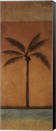 Framed Golden Palm I - mini Print