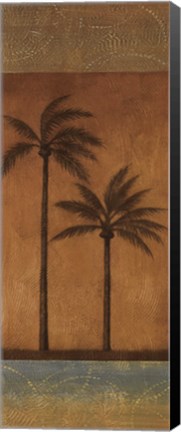Framed Golden Palm II - mini Print