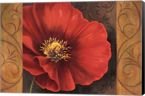 Framed Pavots Rouges I Print