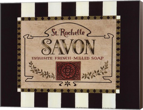 Framed Soap Label Print