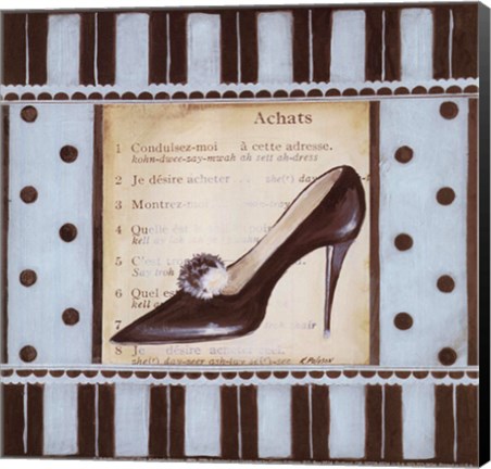 Framed Achats I - special Print