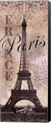 Framed Eiffel Tower Print