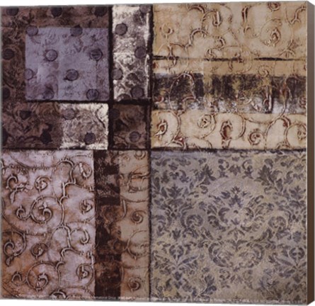 Framed Structured Pattern I - petite Print