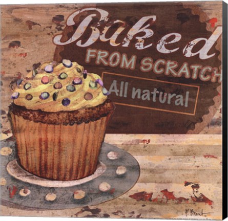 Framed Baking Sign II Print