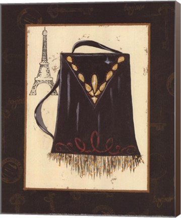 Framed Fashion Purse II Print
