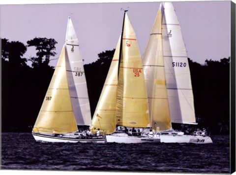 Framed Race at Annapolis I Print