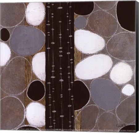 Framed Stones Throw I - petite Print