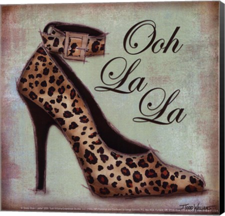 Framed Exotic Shoe I - petite Print