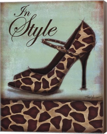 Framed Giraffe Shoe Print