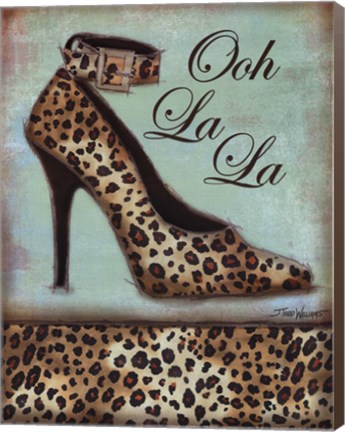 Framed Leopard Shoe Print