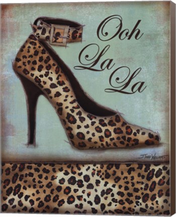 Framed Leopard Shoe - mini Print