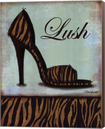 Framed Tiger Shoe Print