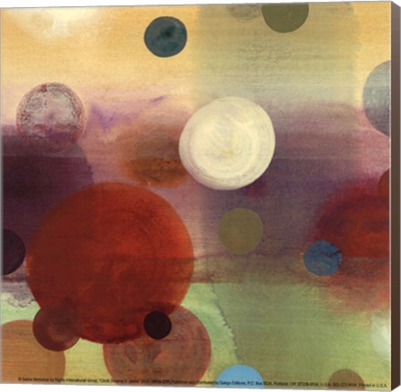 Framed Circle Dreams II - petite Print