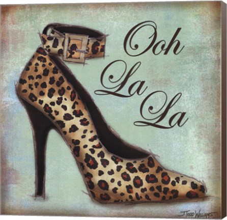 Framed Exotic Shoe I Print