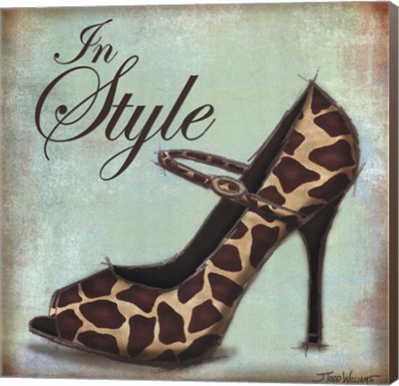 Framed Exotic Shoe II Print