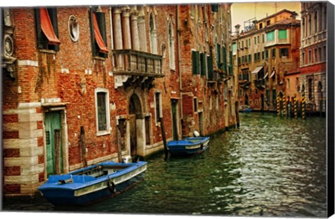 Framed Venetian Canals III Print