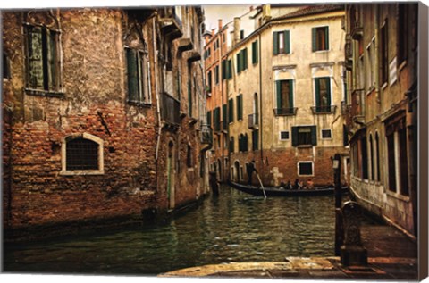 Framed Venetian Canals V Print