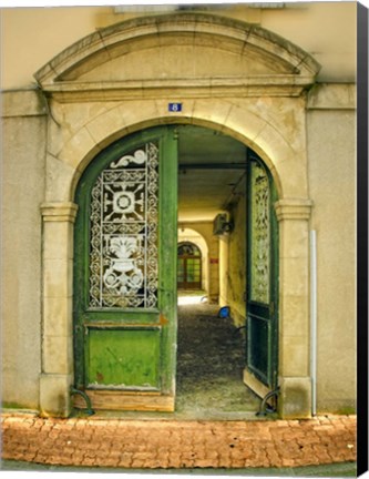 Framed Weathered Doorway II Print