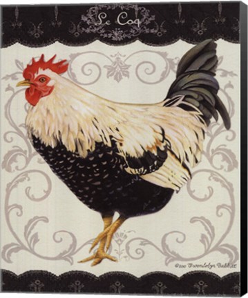 Framed Le Coq II - mini Print