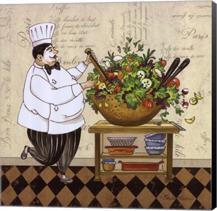 Framed Chef Salad Print