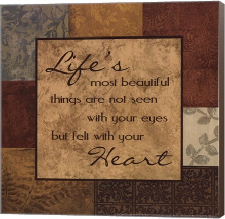 Framed Life's Things Print