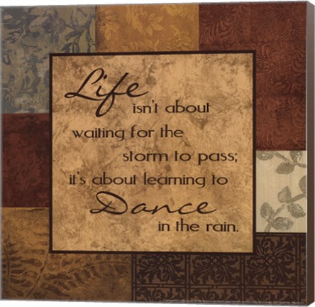 Framed Life's About Print