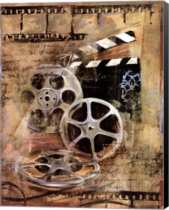 Framed Dramatique II Print