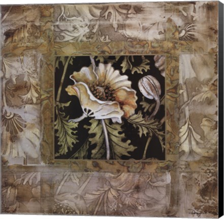 Framed Golden Silence I Print