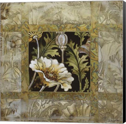 Framed Golden Silence II Print