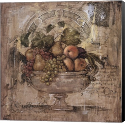 Framed Melange De Fruit I Print