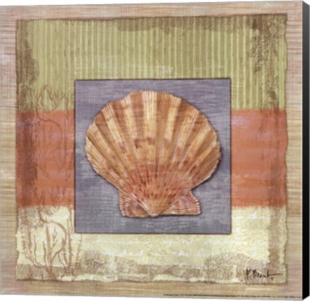 Framed Montego Scallop Print